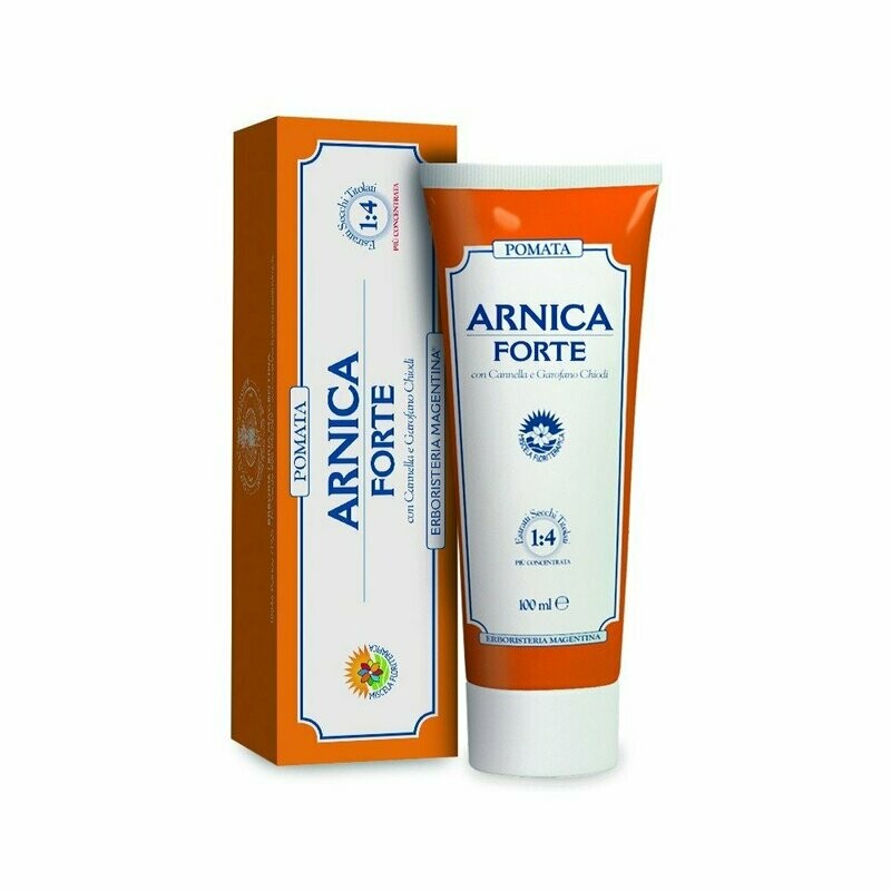 Arnica Forte Pomata100 ml
E' un rimedio fitoterapico coadiuvante nel trattamento di fastidi provocati da traumi di vario genere e distorsioni.