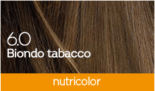 BioKap Nutricolor Tinta 6.0 BIONDO TABACCO
COLORI CALDI, LUMINOSI E NATURALI