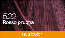 BioKap Nutricolor Tinta 5.22 ROSSO PRUGNA
COLORI CALDI, LUMINOSI E NATURALI