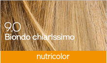 BioKap Nutricolor Tinta 9.0 BIONDO CHIARISSIMO
COLORI CALDI, LUMINOSI E NATURALI