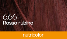 BioKap Nutricolor Tinta 6.66 ROSSO RUBINO
COLORI CALDI, LUMINOSI E NATURALI