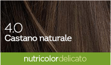 BioKap Nutricolor Tinta Delicato 4.0 CASTANO NATURALE 
COLORI CALDI, LUMINOSI E NATURALI