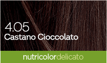 BioKap Nutricolor Tinta Delicato 4.05 CASTANO CIOCCOLATO
COLORI CALDI, LUMINOSI E NATURALI
