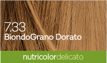 BioKap Nutricolor Tinta Delicato 7.33 BIONDO GRANO DORATO
COLORI CALDI, LUMINOSI E NATURALI