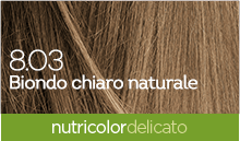 BioKap Nutricolor Tinta Delicato 8.03 BIONDO CHIARO NATURALE
COLORI CALDI, LUMINOSI E NATURALI