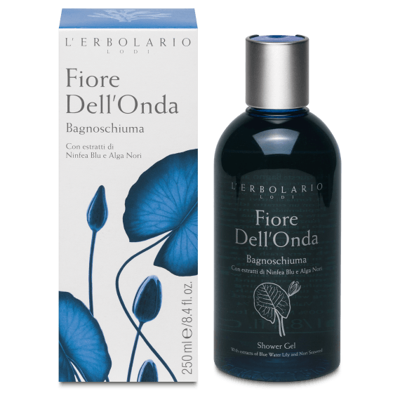 Bagnoschiuma Fiore Dell'Onda
Fresco e brioso detergente per il corpo dalla profumazione marina