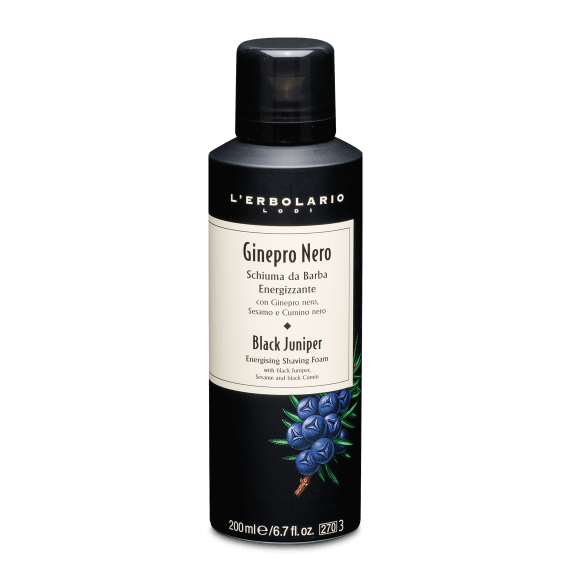 Schiuma da Barba Energizzante Ginepro Nero
Schiuma da Barba energizzante per una rasatura facile e veloce, con Ginepro Nero, Sesamo e Cumino Nero