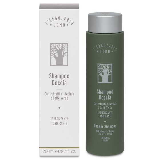 Shampoo Doccia L'Erbolario Uomo Detergente per corpo e capelli energizzante e tonificante