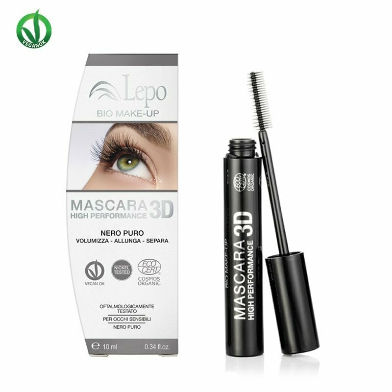 MASCARA 3D HIGH PERFORMANCE all'acqua di mirtillo rosso biologico