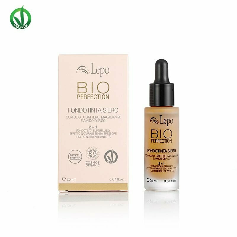 BIO PERFECTION FONDOTINTA SIERO con olio di dattero, macadamia e amido di riso - SPECIAL PACK
Seleziona il Colore: 03 BEIGE AMBRATO