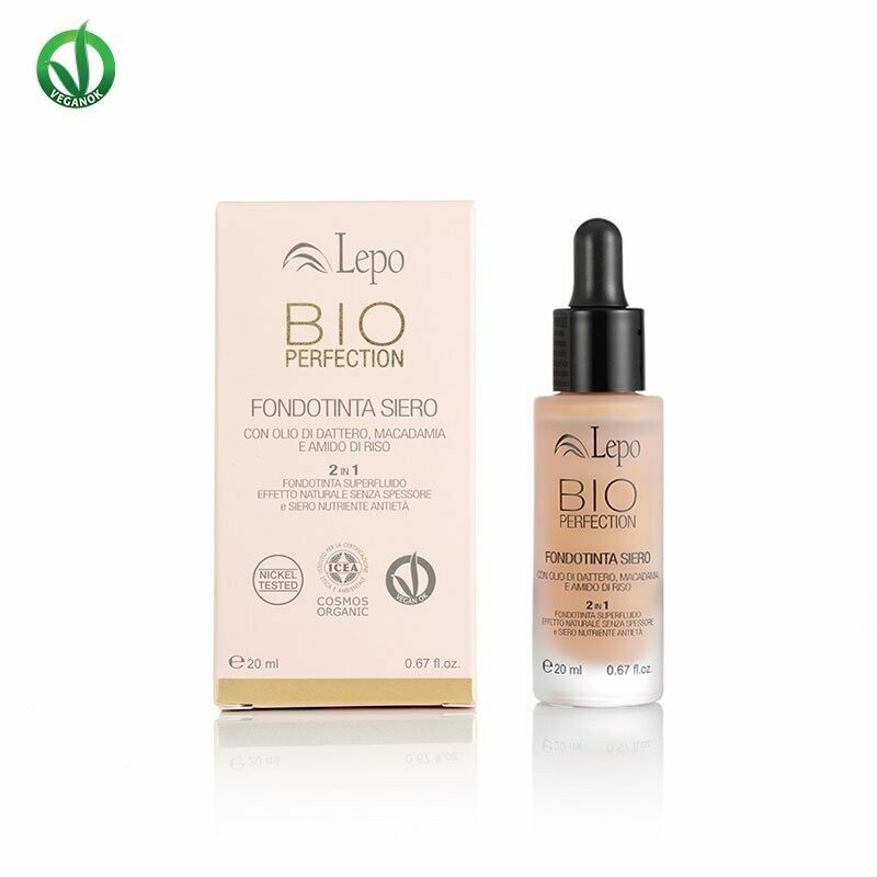 BIO PERFECTION FONDOTINTA SIERO con olio di dattero, macadamia e amido di riso - SPECIAL PACK
Seleziona il Colore: 01 NUDE