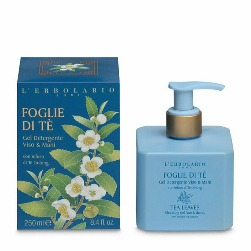Foglie di Tè Gel Detergente Viso e Mani di Erbolario