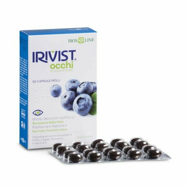 INTEGRATORE PER GLI OCCHI E LA VISTA IN CAPSULE
Irivist Occhi Integratore