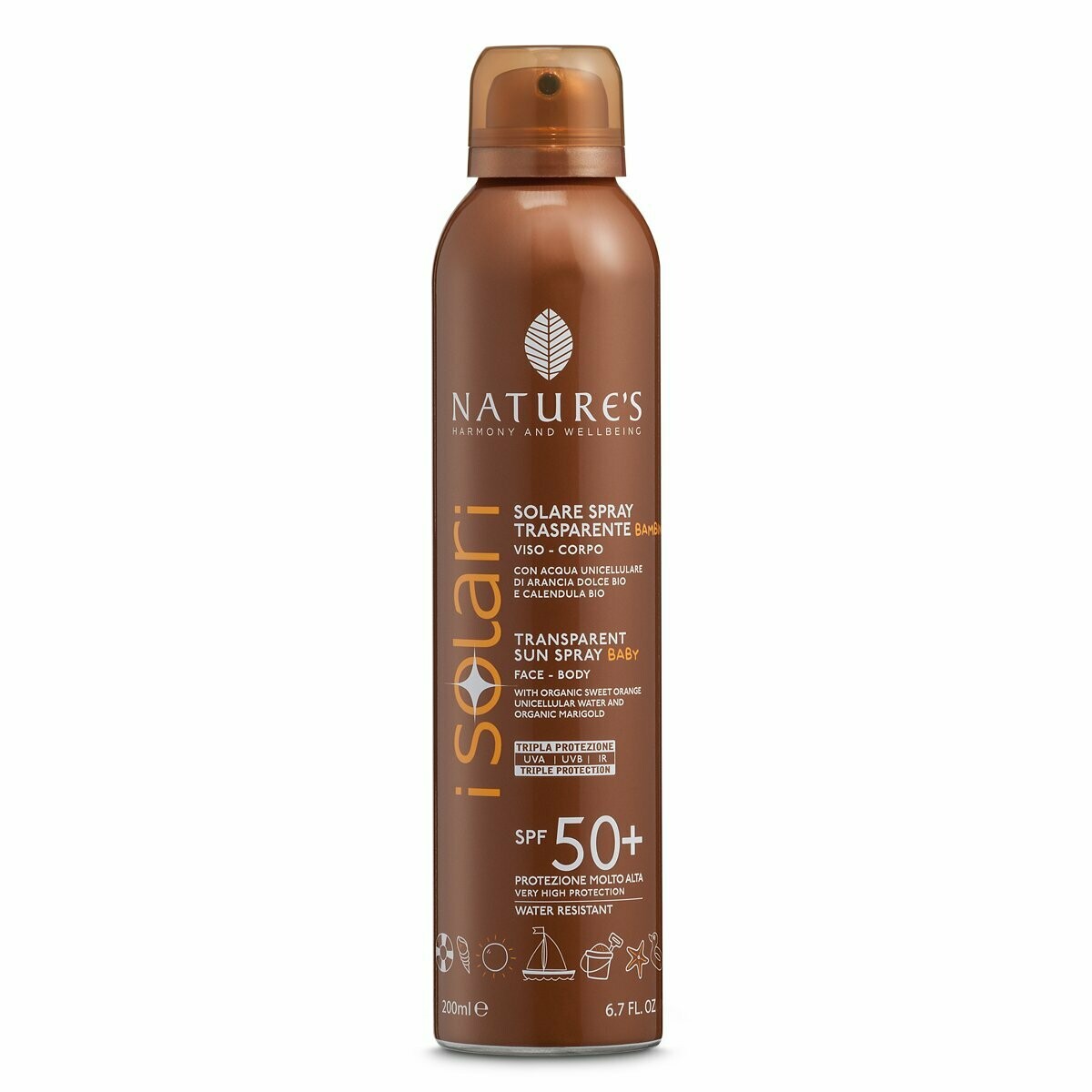 Solare Spray Trasparente Bambini SPF 50+
200 ml