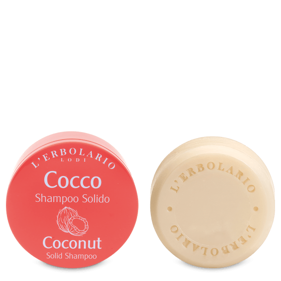 Shampoo Solido Cocco

con Olio di Cocco Vergine Biologico ed Equosolidale.
Fino a 40 lavaggi!