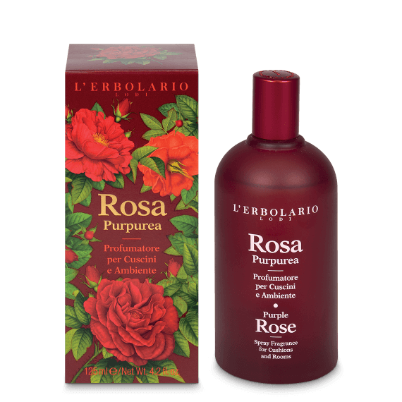 Profumatore per Cuscini e Ambiente Rosa Purpurea
Fragranza piacevolmente profumata per cuscini e ambiente