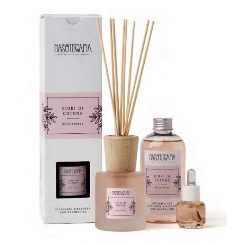 Nasoterapia - Fiori di Cotone Diffusore a bastoncini 100ml