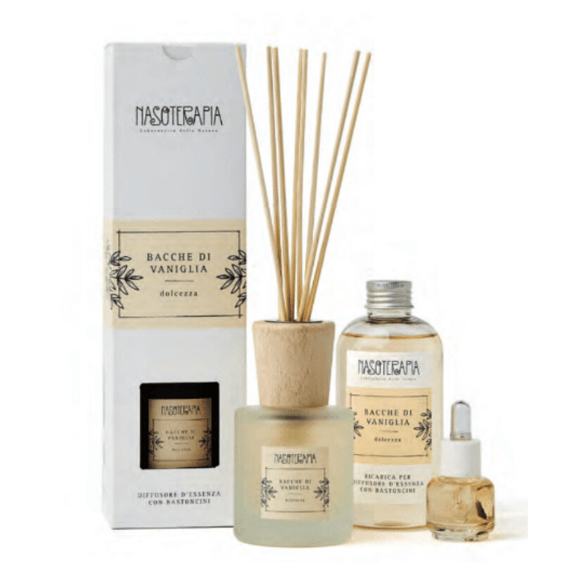 Nasoterapia - Bacche di Vaniglia Ricarica per diffusore a bastoncini 100ml