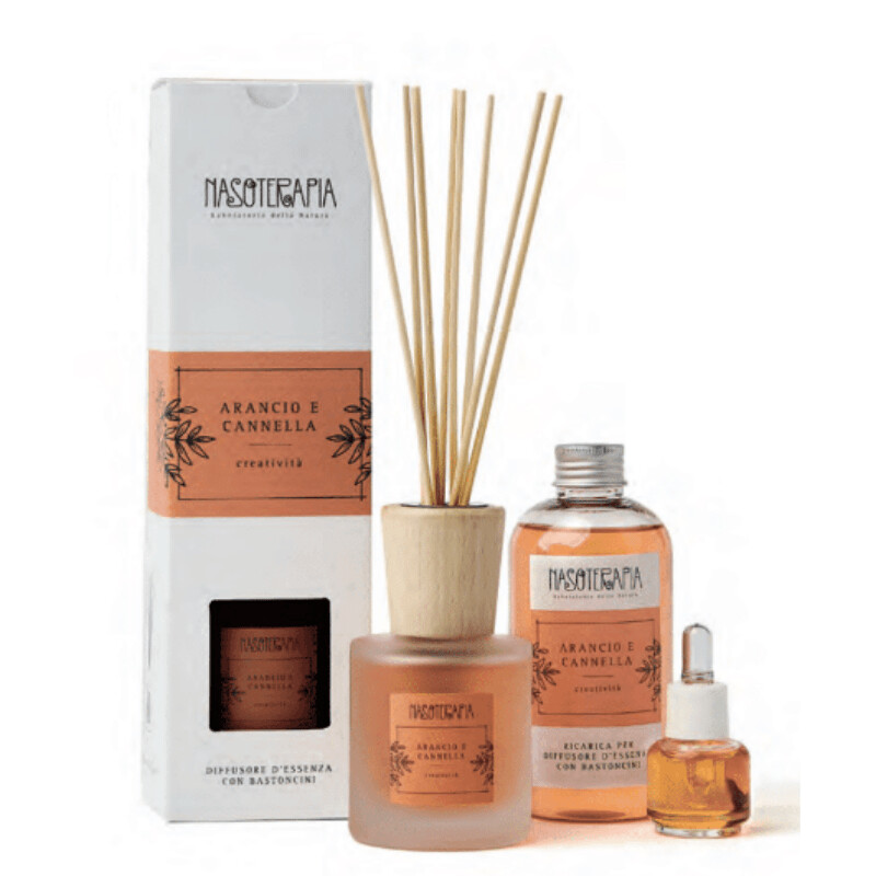 Nasoterapia - Arancio dolce e Cannella Essenza aromatica per diffusori