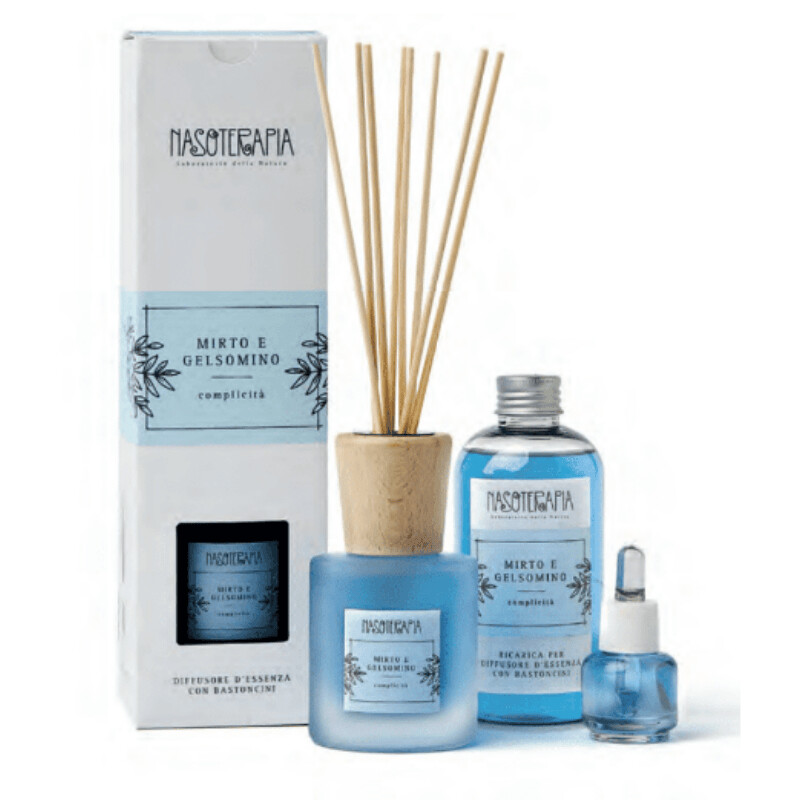 Nasoterapia - Mirto e Gelsomino Diffusore a bastoncini 100ml