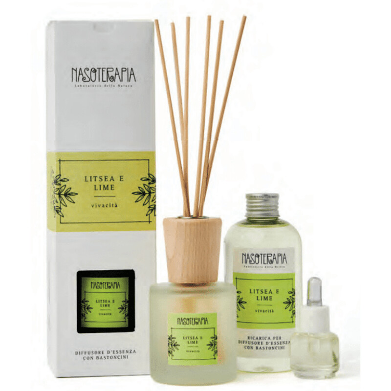 Nasoterapia - Litsea e Lime Diffusore a bastoncini 100ml