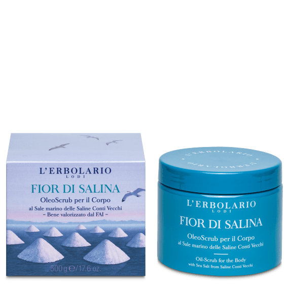 OleoScrub per il Corpo Fior di Salina
Un trattamento scrub fai da te al Sale marino, che rende la pelle levigata e morbida grazie alla sua azione esfoliante