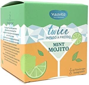Neavita Twice - Mint Mojito Infuso a Freddo, 15 filtroscrigno