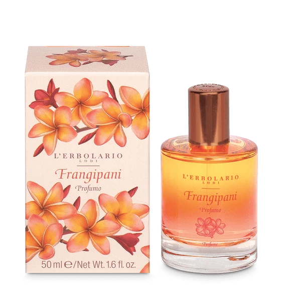 Profumo Frangipani  Fragranza calda e spensierata dalle note vivaci e intense