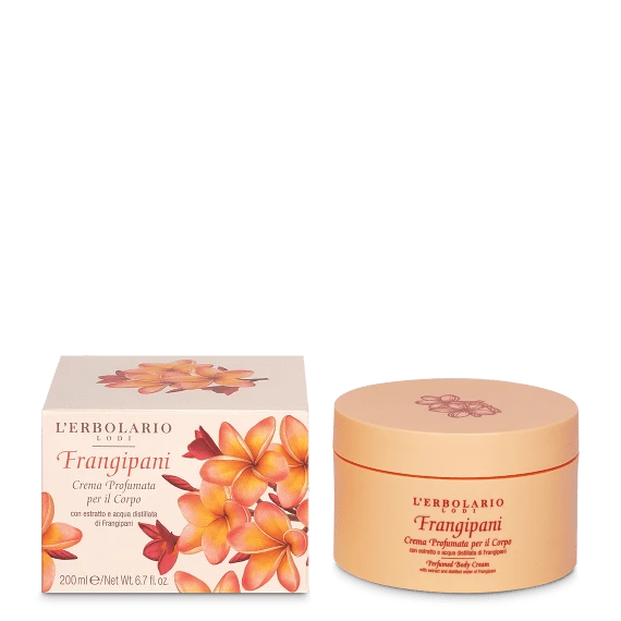Crema Profumata per il Corpo Frangipani
Crema per il corpo delicatamente profumata, dall'azione idratante e tonificante