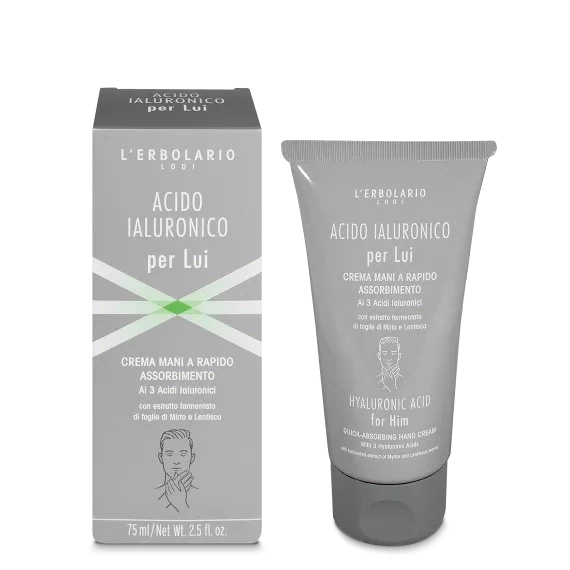 Crema Mani Acido Ialuronico per Lui
Acido Ialuronico per Lui
Crema Mani Acido Ialuronico per Lui
Emulsione dal profumo delicato che offre alle mani morbidezza e idratazione

A r