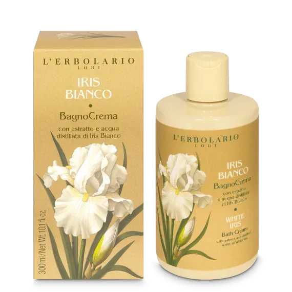 BagnoCrema Iris Bianco  Detergente dalla texture cremosa