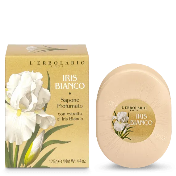 Sapone Profumato Iris Bianco  Con estratto di Iris Bianco