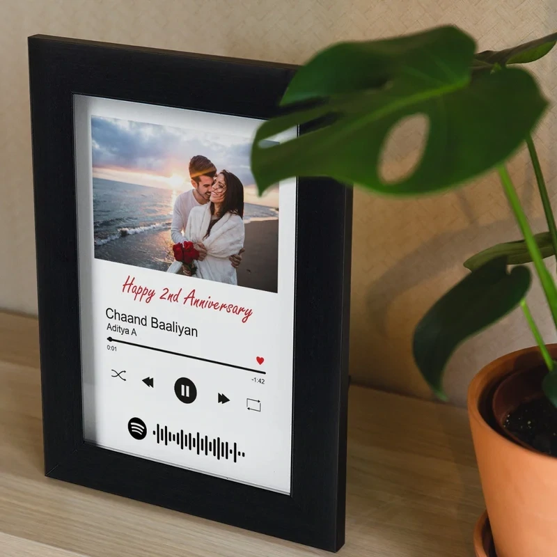 Personalized Spotify Music Plaque Photo Frame