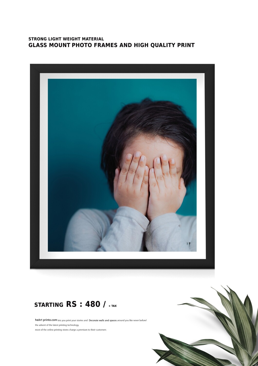 Glass Mount Framed and Print