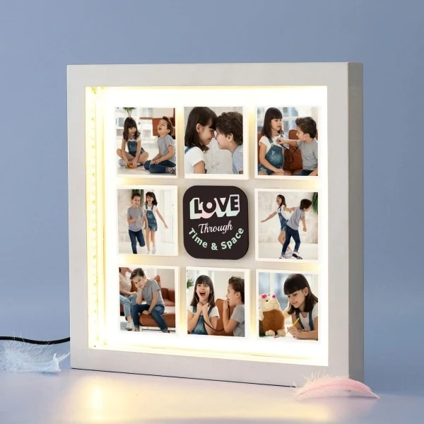 Personalized LED  light photo Frame &amp; Prints
