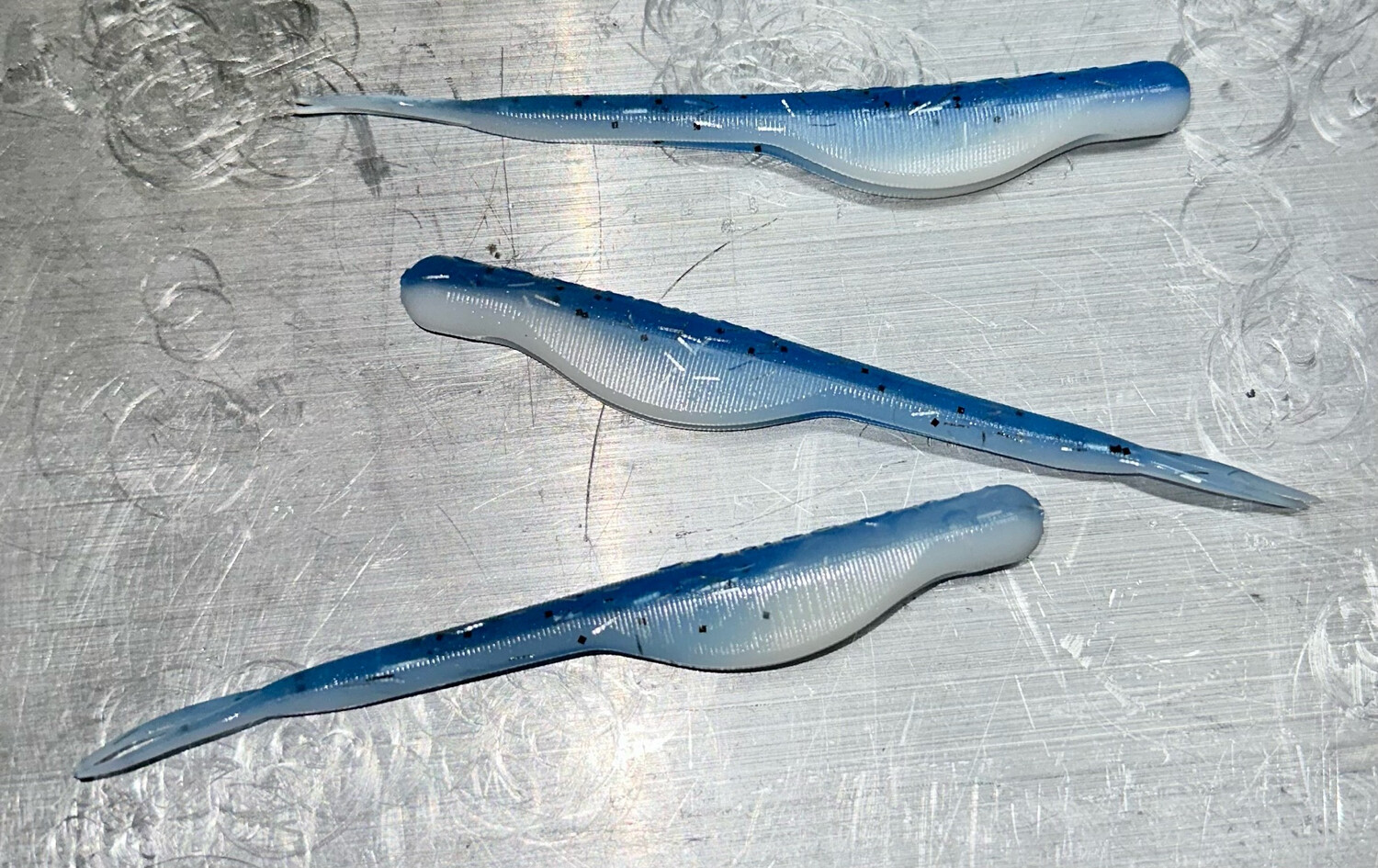 Split Tail Jerk, 5 Inch, Blue Ice