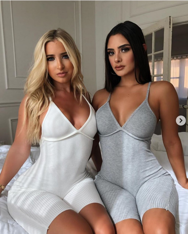 SHORT RIBBED JUMPSUIT