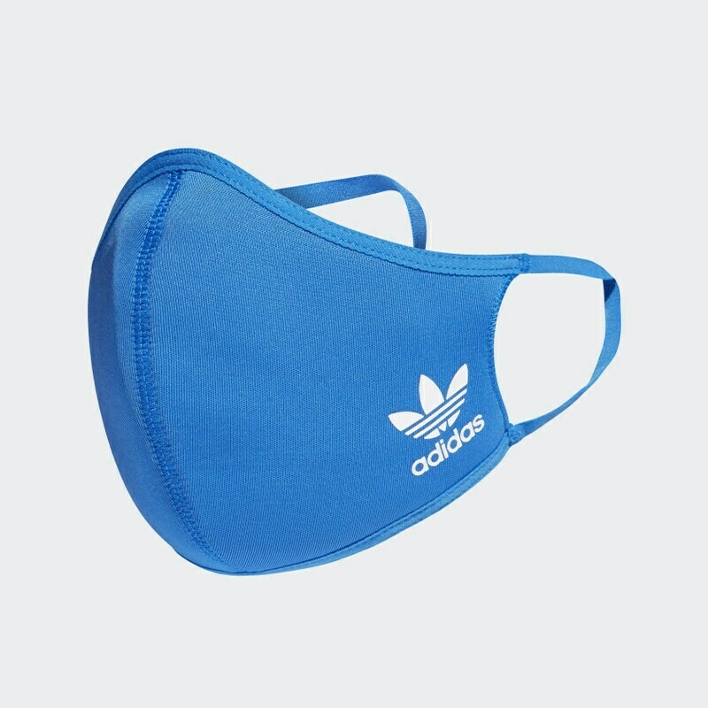 TAPABOCAS ADIDAS CELESTE - TALLA M/L