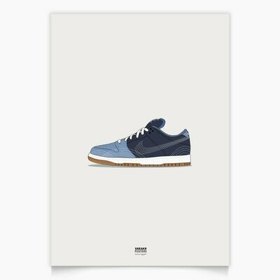 Nike SB Dunk Low Denim Sashiko