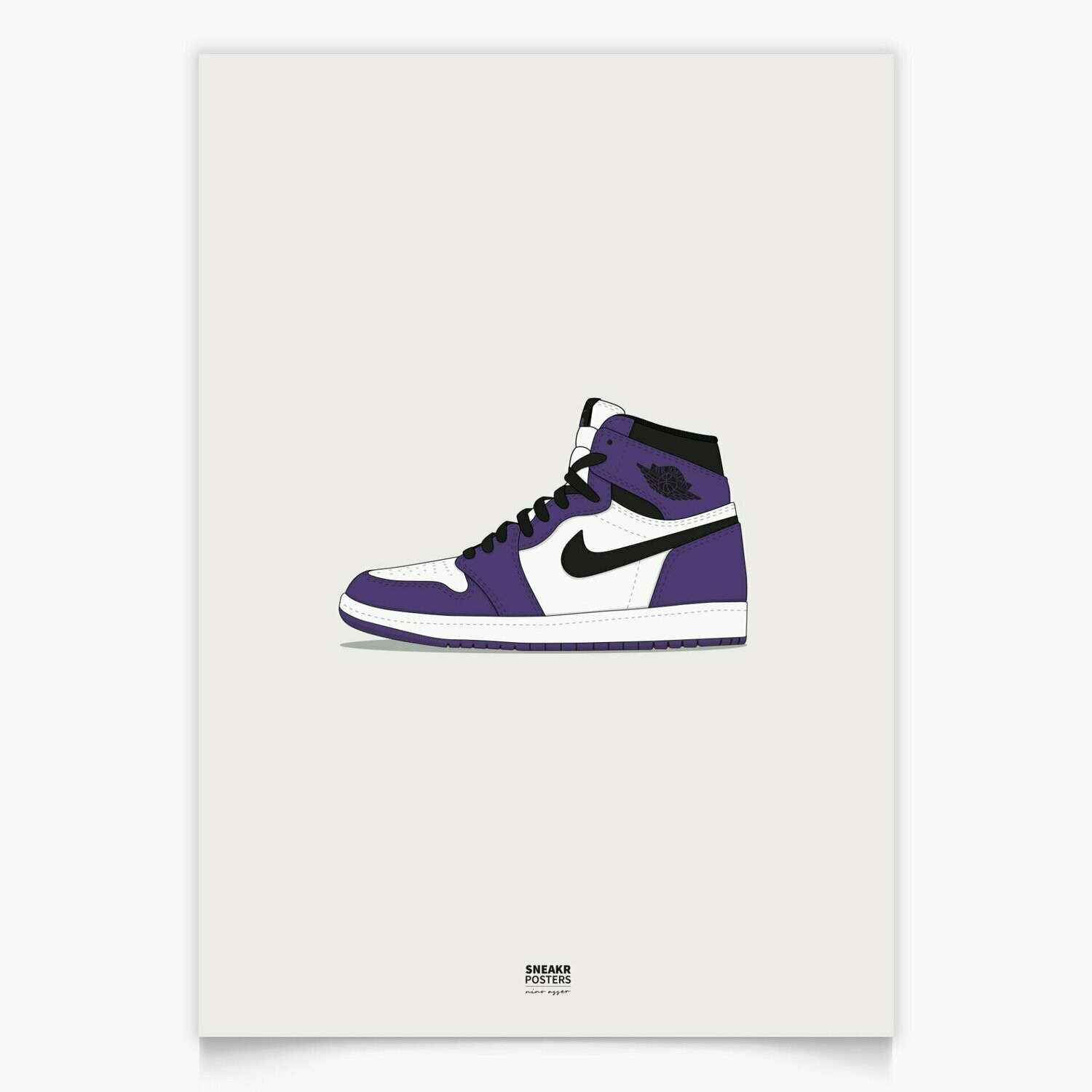 Jordan 1 High Court Purple White