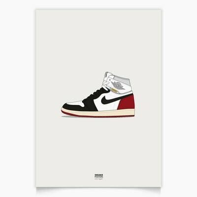 Jordan 1 High Union Los Angeles Black Toe