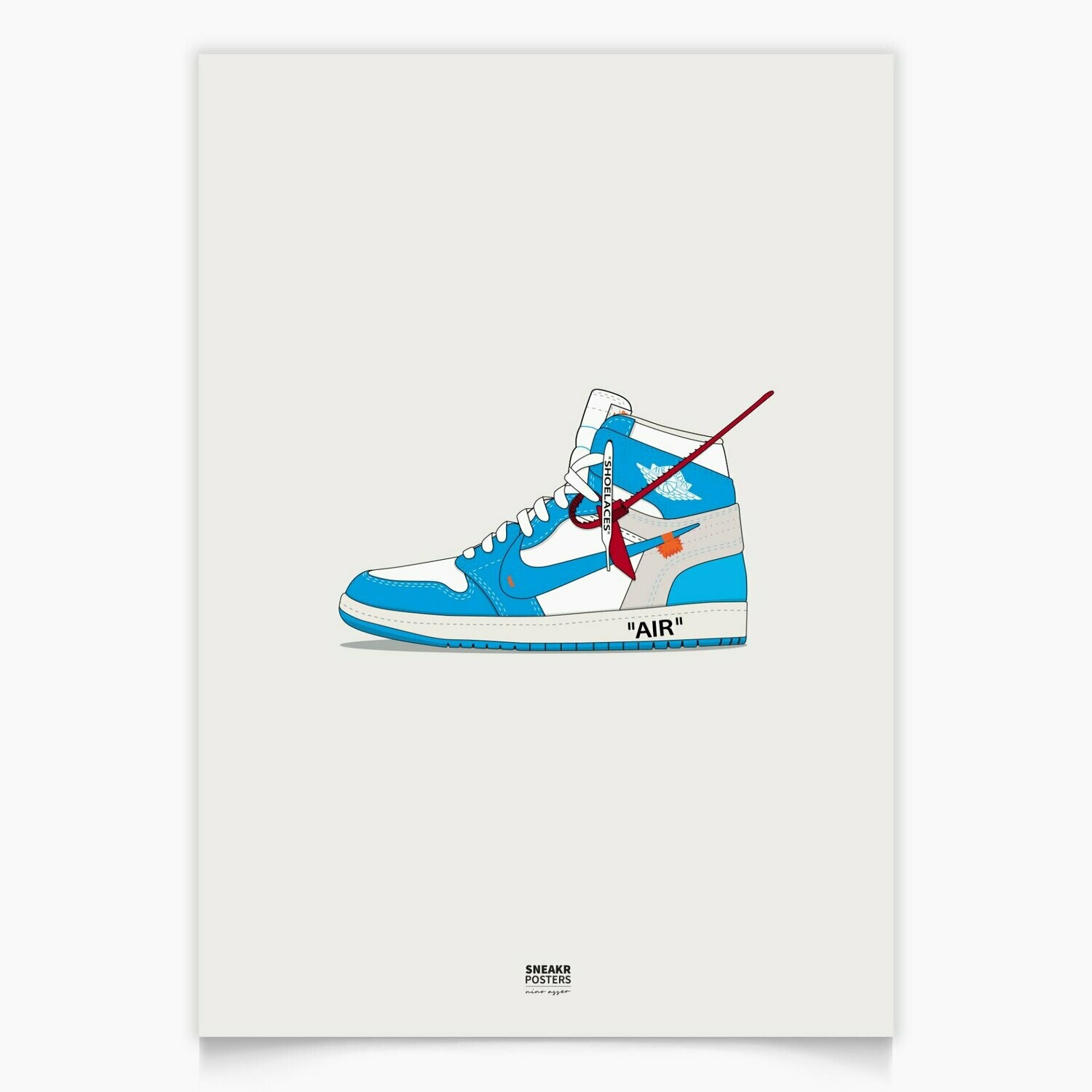 Jordan 1 High Off-White University Blue