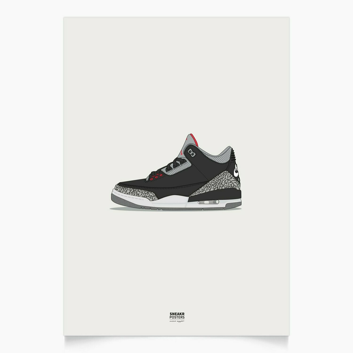 Jordan 3 Black Cement