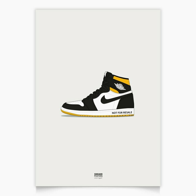Jordan 1 Retro High "Not for Resale" Varsity Maize