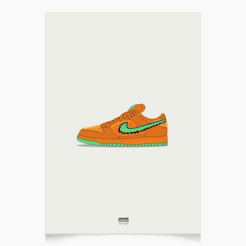 Nike SB Dunk X Grateful Dead Bears Orange