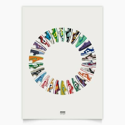 Dunk Low Circle Collection 50x70 cm