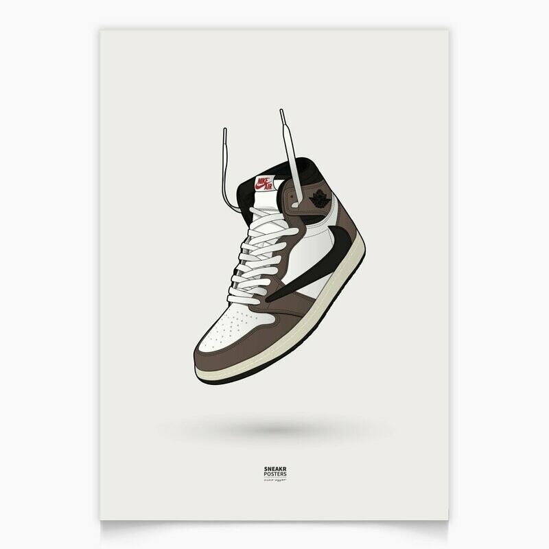 Air Jordan 1 Travis Scott White Lace  Air White