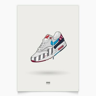 Poster Nike Blazer A3 - SoLiCe CAEN Artiste - Décoration