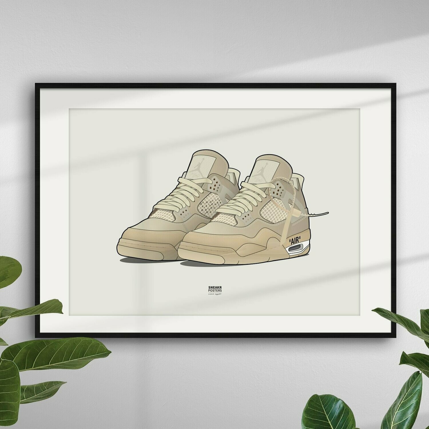 AIR JORDAN4 アート　点描画　banana Yamamoto AIR JORDAN4 アート 点描画 banana Yamamoto AIR JORDAN4 アート