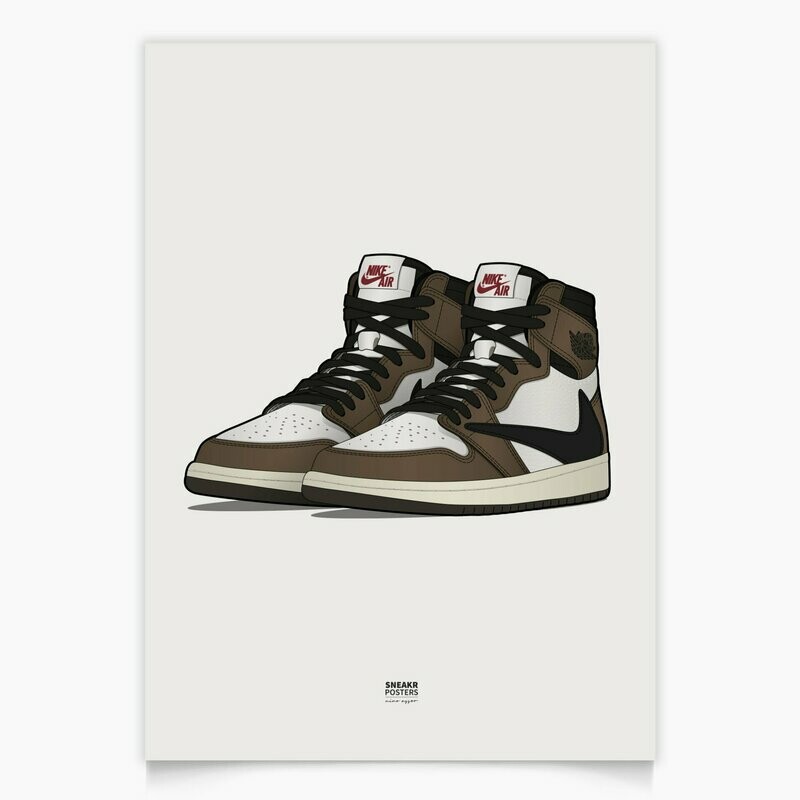 Jordan 1 High Travis Scott Pair 50x70 cm Jordan 1 High Travis Scott Pair 50x70 cm